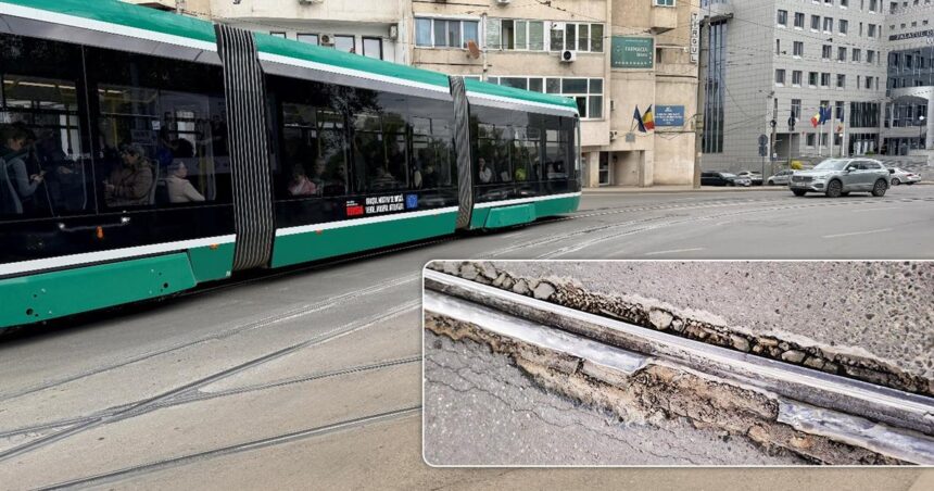 asa arata infrastructura moderna din municipiul iasi tramvaiele au circulat cu viteza de 3 km pe ora dupa ce o bucata de linie s a rupt riscul de deraiere era foarte mare 69f2909e7c3a5