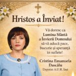 mesajul doamnei deputat aur iasi prof univ dr cristina emanuela dascalu cu prilejul sarbatorilor pascale p 69dbe1f219362