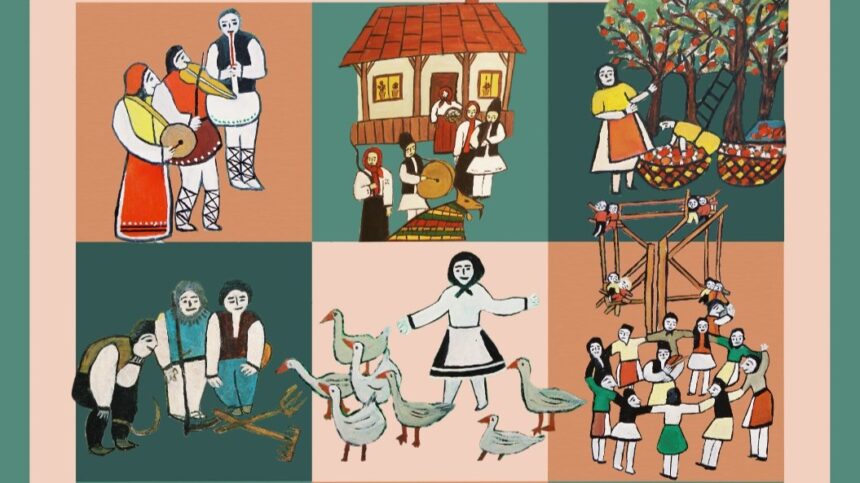 palatul culturii din iasi gazduieste timp de o luna lucrarile unor artisti naivi din brazilia cuba mexic si romania 69cdb951ebc9c