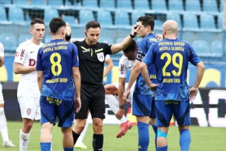 superliga meci dramatic la miercurea ciuc cu cinci goluri oaspetii au avut un gol marcat in minutul 90 dar anulat dupa consultarea var 69e3962641299