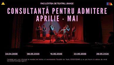 universitatea de arte organizeaza consultanta pentru admiterea 2026 la toate specializarile artistice 69f3b2093d042