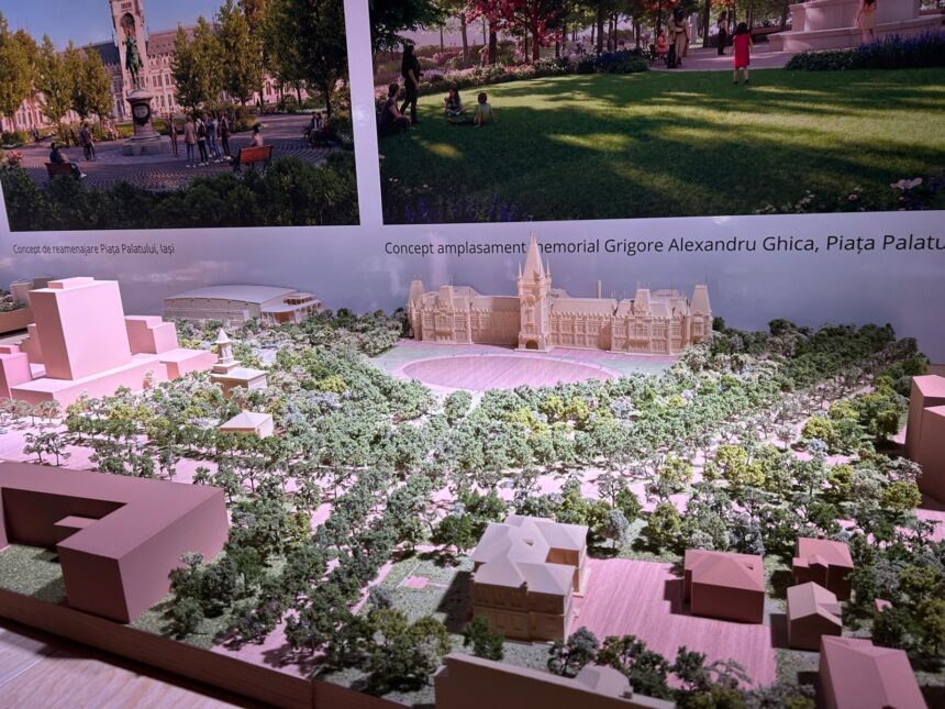 vernisaj la iasi machete foster partners cu propuneri pentru zona palatului culturii 69d523c55aa1b
