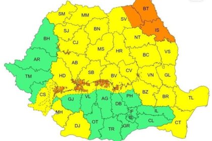vreme rece cu depuneri de bruma precipitatii mixte pana vineri dimineata avertizari cod portocaliu in iasi 69e88906efe44