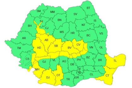 vremea se raceste din nou vin furtunile in cea mai mare parte a tarii zonele in care vor fi ninsori 69e5def30a3b8