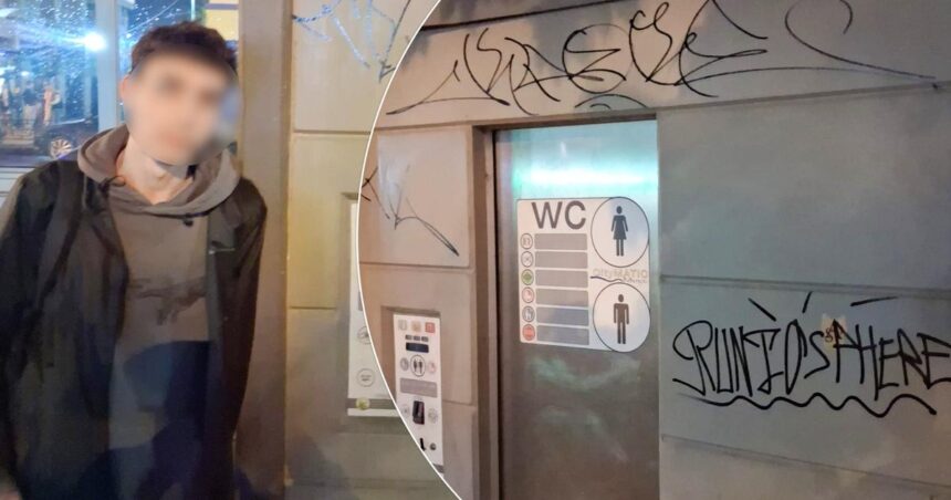 a fost prins individul care vandaliza cu markerul spatiile publice din iasi tanarul de 18 ani le a spus politistilor ca face arta stradala insa a primit 3 000 de lei amenda 6a01114b0a589