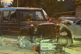 accident rutier cu trei autoturisme implicate pe soseaua tudor neculai din iasi foto video 69f6efb829382
