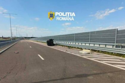 barbat urmarit pentru furt si conducere fara permis prins dupa o urmarire pe a2 si un accident rutier video 6a1b6a54b5868