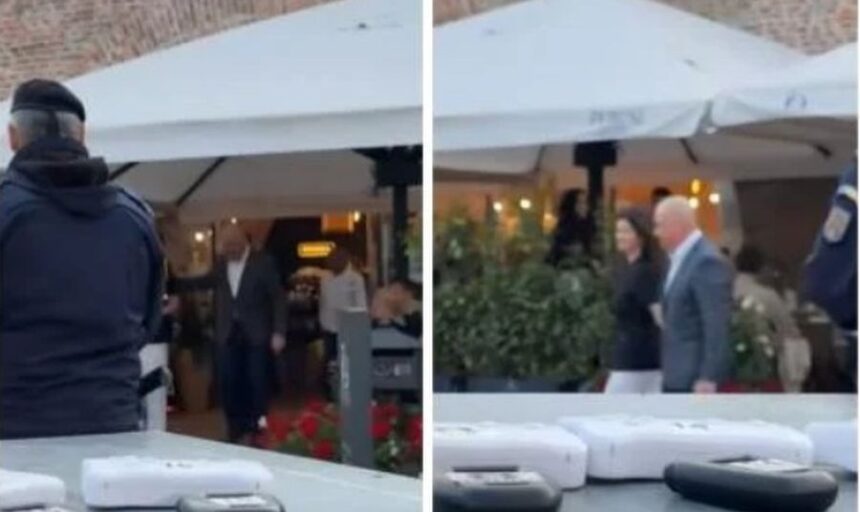ilie bolojan aplaudat de oradeni la iesirea din local era impreuna cu partenera sa momentul a devenit viral video 6a0179576db1e
