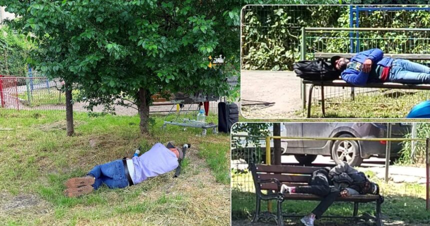 localnicii din zona garii din iasi se tem sa isi mai lase copiii in acest loc de joaca parcul a devenit adapostul oamenilor strazii 6a0ceec142cb9