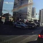 o autospeciala a politiei aflata in misiune implicata intr un accident in iasi momentul a fost surprins de o camera de bord video 69fb677a09265