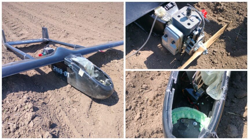 o drona a cazut in judetul suceava in apropiere de frontiera cu ucraina aparatul de zbor fara incarcatura exploziva 69f7490bb98ca