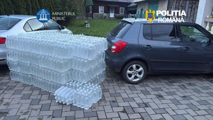 perchezitii la contrabandisti din radauti aproximativ opt tone de alcool si doua autovehicule confiscate 6a0434e3579b9