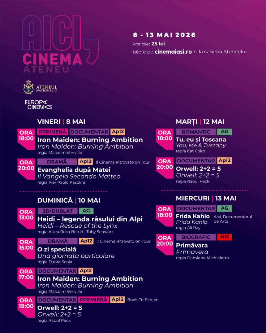 program cinema ateneu 8 13 mai 2026 69fafde279f26