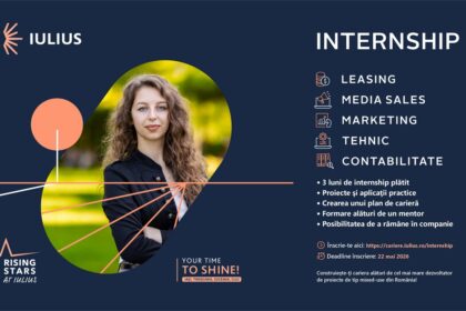 rising stars at iulius internship ul anual al companiei a inceput 25 de locuri in cinci domenii patru orase si oportunitatea de a te alatura unui top developer din romania 69f9f70b44581
