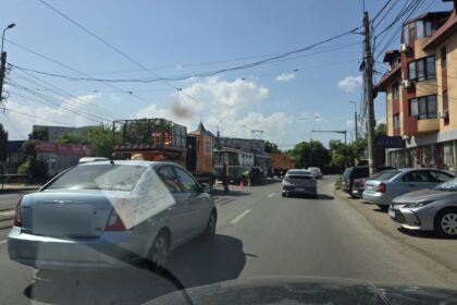 tramvai blocat in zona podul de piatra in iasi traficul in zona este ingreunat 6a16e808d3320