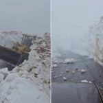transfagarasanul acoperit de 5 metri de zapada drumarii lupta cu nametii si bolovanii adusi de avalanse video 6a0caa94db063