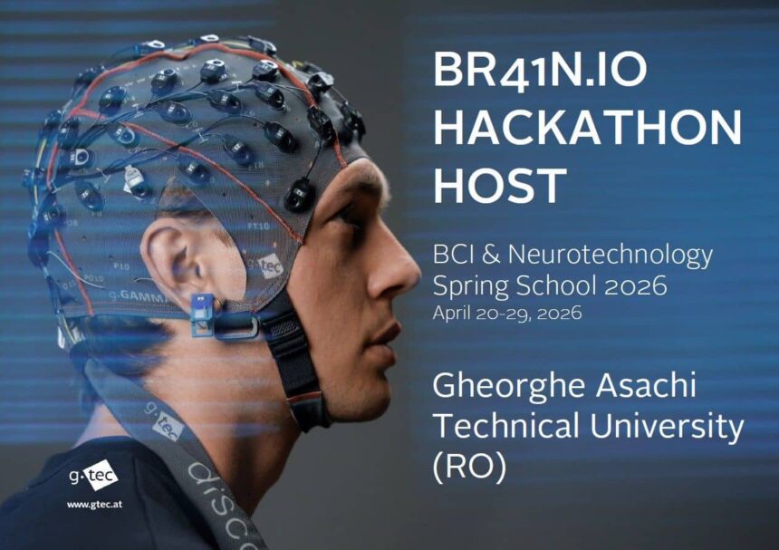 tuiasi prezenta la br41n io global hackathon 2026 cu un proiect inovator de control neuronal al unui scaun cu rotile 69fc9ccec1db2