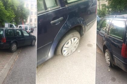 un grup de ieseni a rupt masina unui sofer din vaslui acesta a blocat trei locuri de parcare timp de mai multe zile 6a0e404fe884d