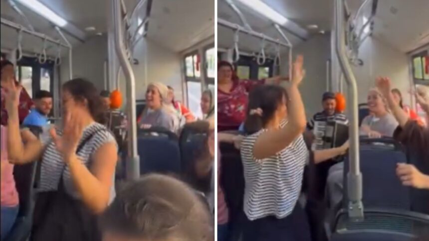 video o tanara s a rupt pe ritmuri de tarabana intr un autobuz din iasi 6a16eb976369d